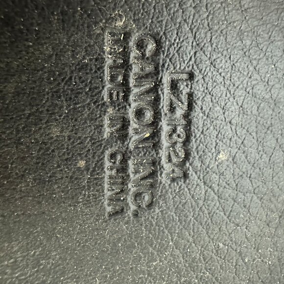 Canon Camera Lens Case LZ1324 Light Beige & Black Nylon with Shoulder Strap - Picture 4 of 4